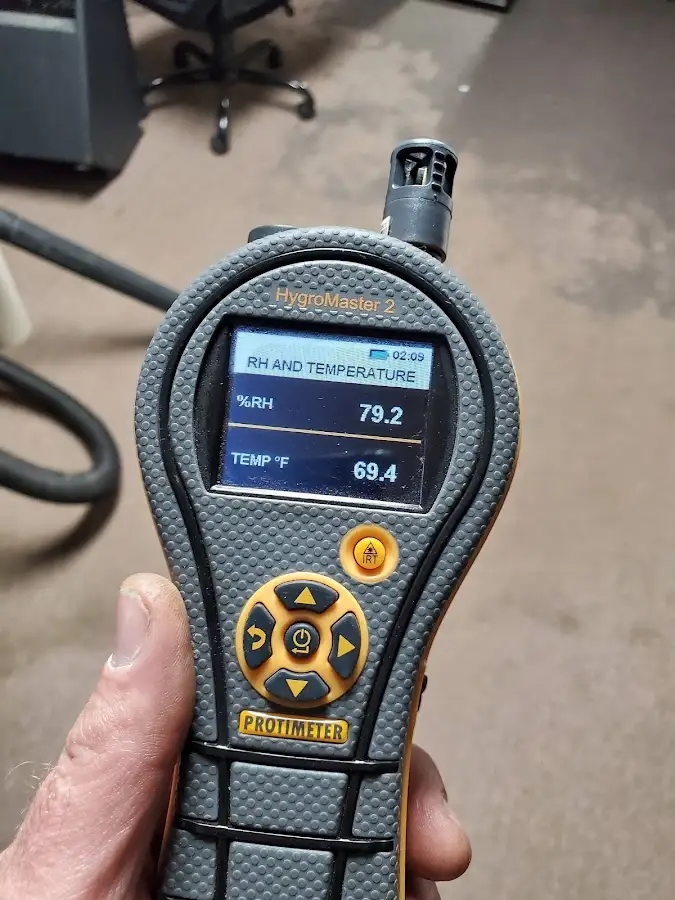 Moisture meter humidity assessment for Mold Remediation & Removal in Central Falls